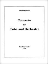 Concerto Tuba Solo Part Only P.O.D. cover